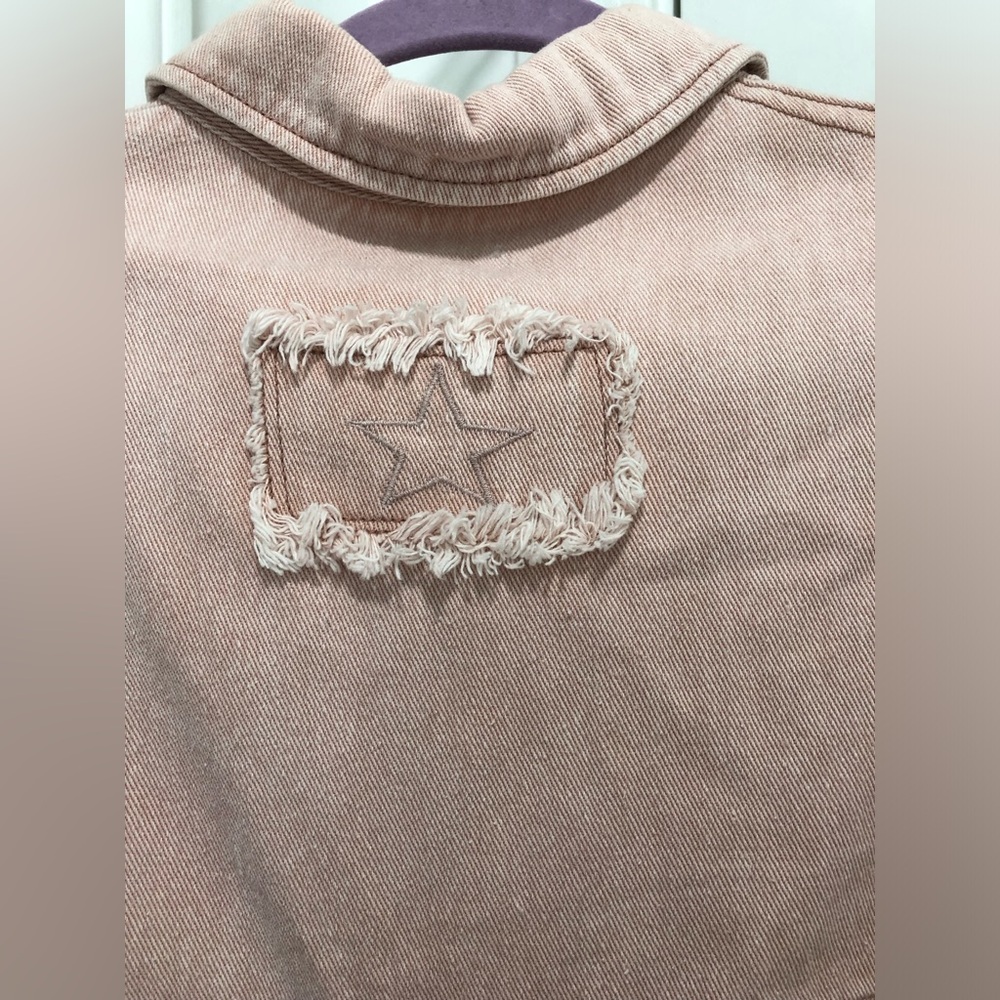 POL NWOT Pink Jacket Adorable Detailed Sleeves - Picture 5 of 5